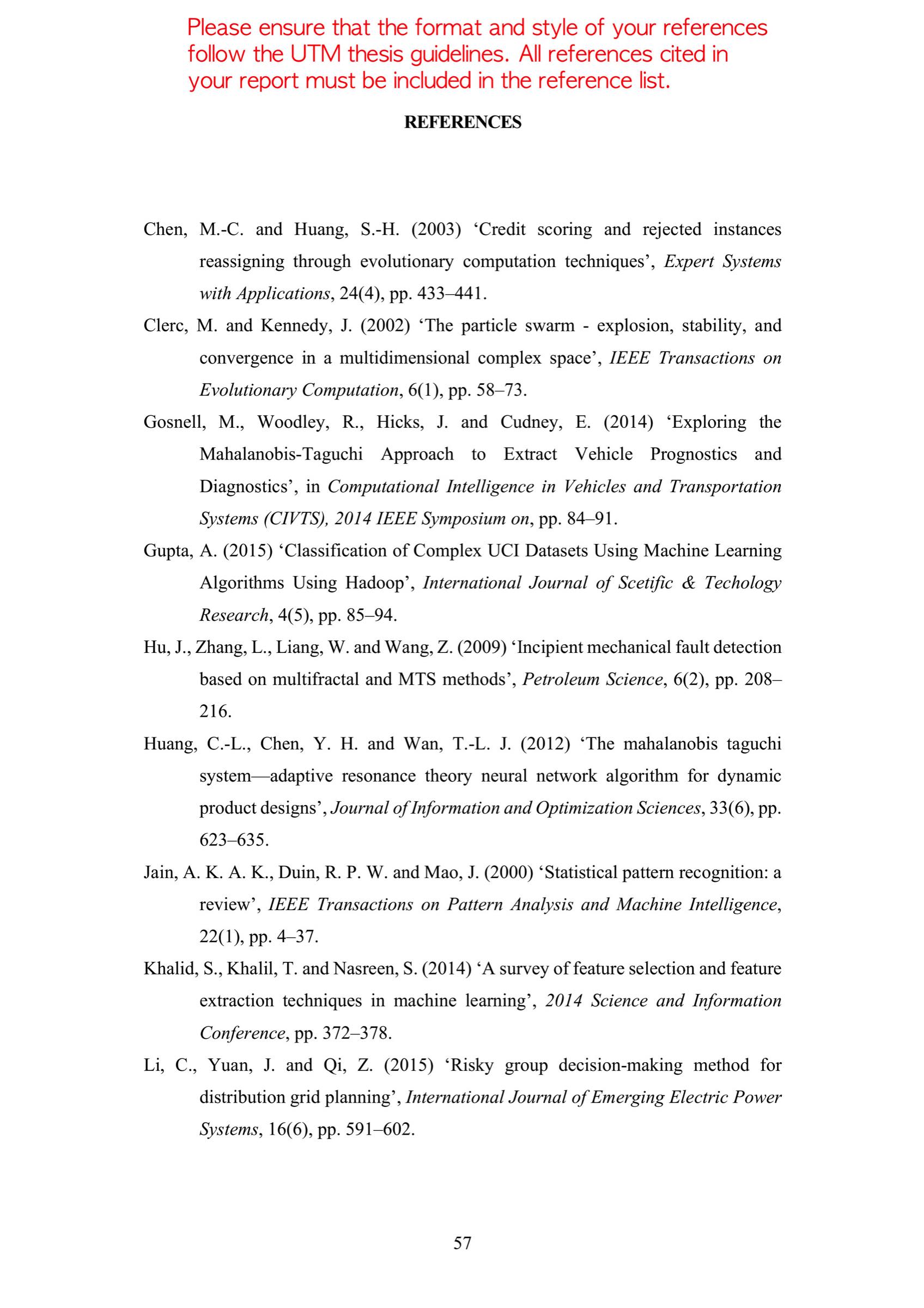 Master Project Report | Master Project in FKM